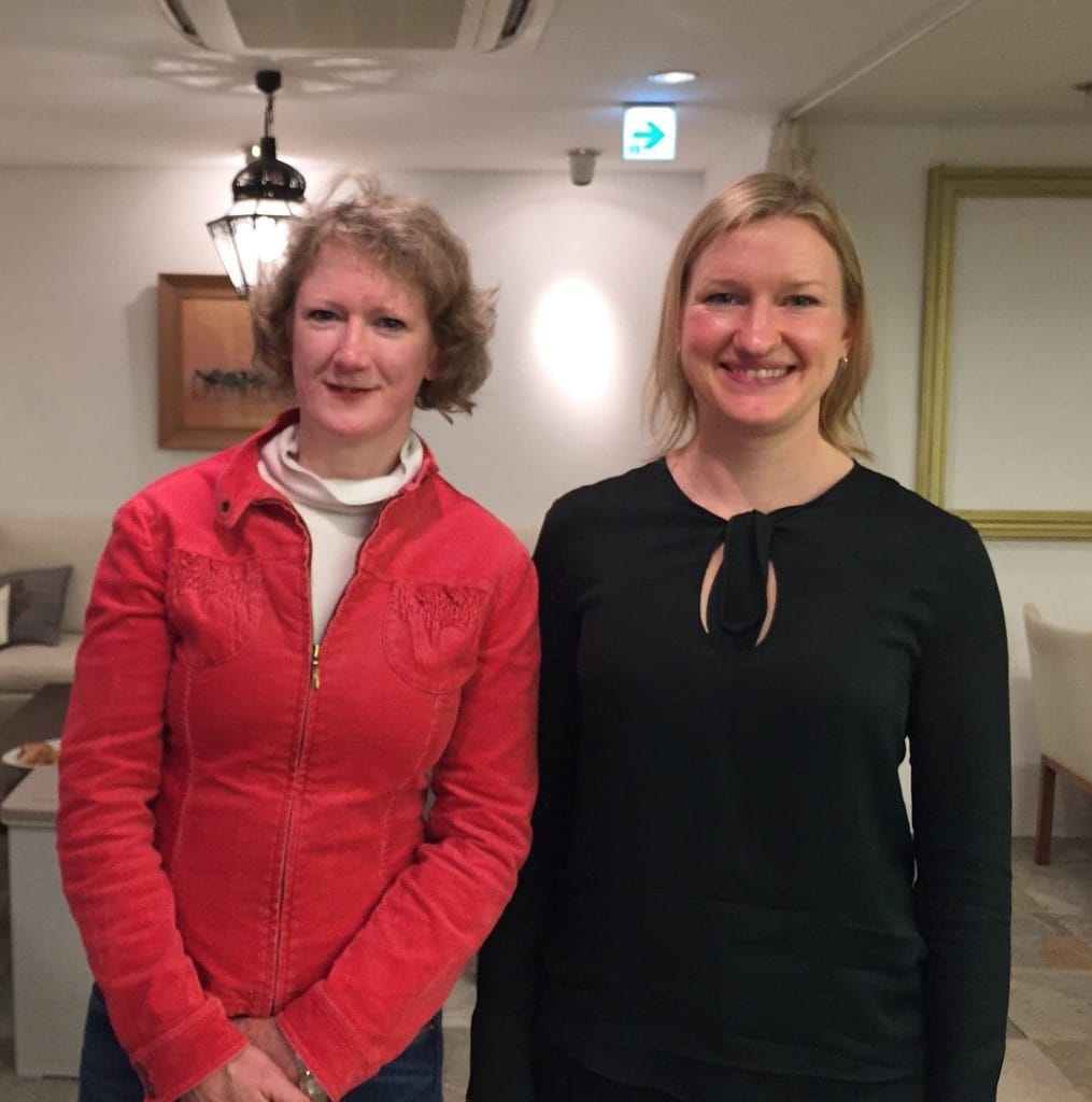 (Left) Joanne Wilkinson, Vintage Kimonos , (Right) Madeleine Pannell, Health and Wellness Coach

