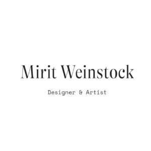 Mirit Weinstock - Designer and Artist logo